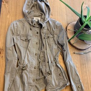 ✨canvas tan anorak jacket✨